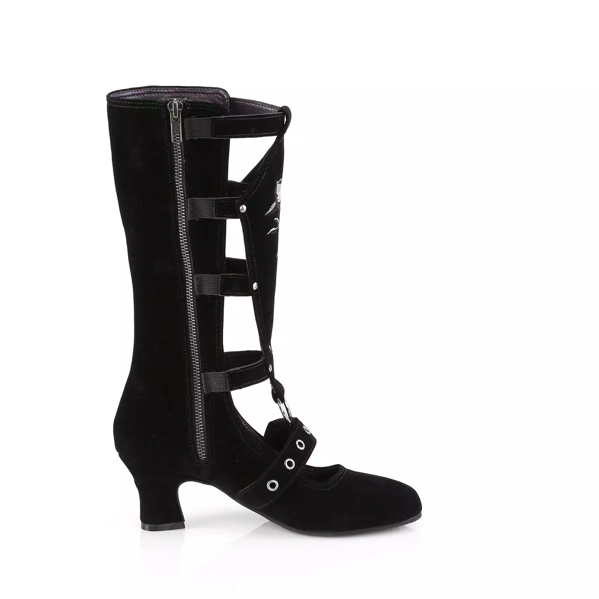 2 Inch Heel WHIMSY-118 Black Vegan Suede