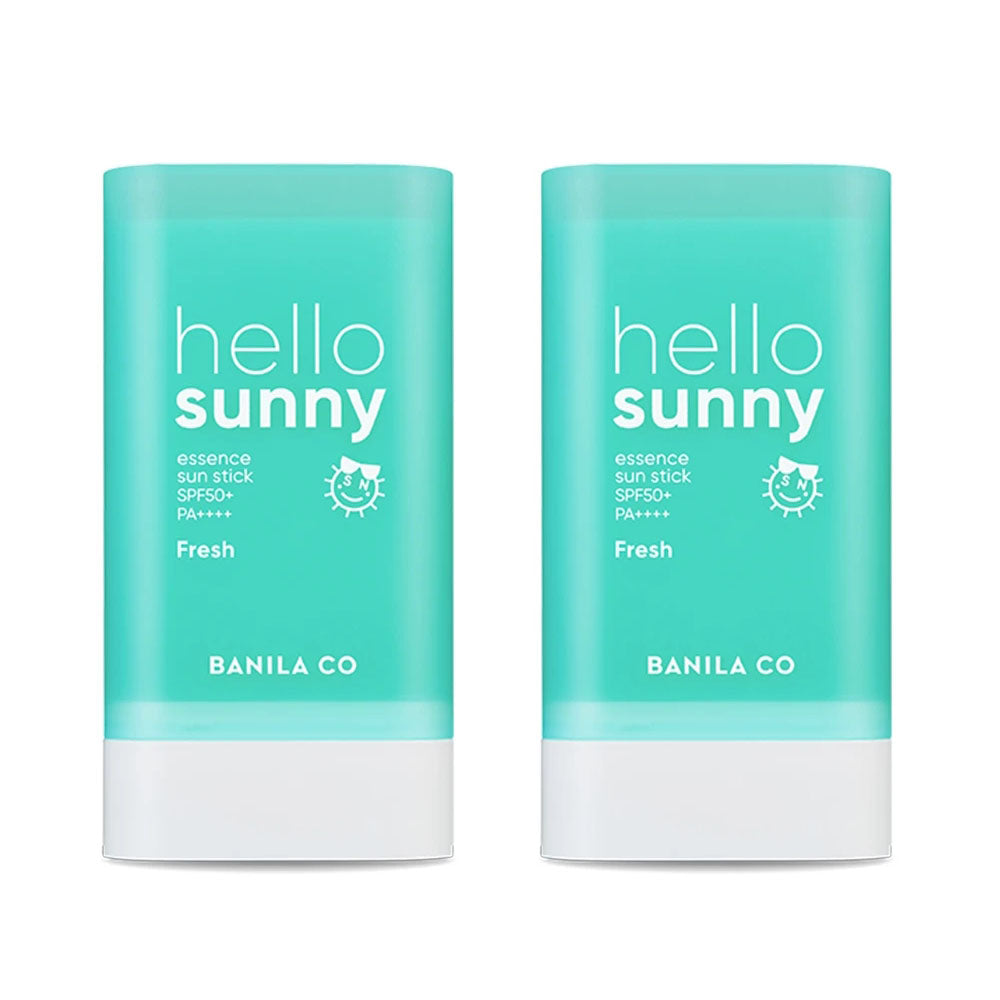 2 Pieces BANILA CO hello sunny essence sun stick Fresh SPF50+ PA++++ Korean Cosmetics After Sunscreens UV Block