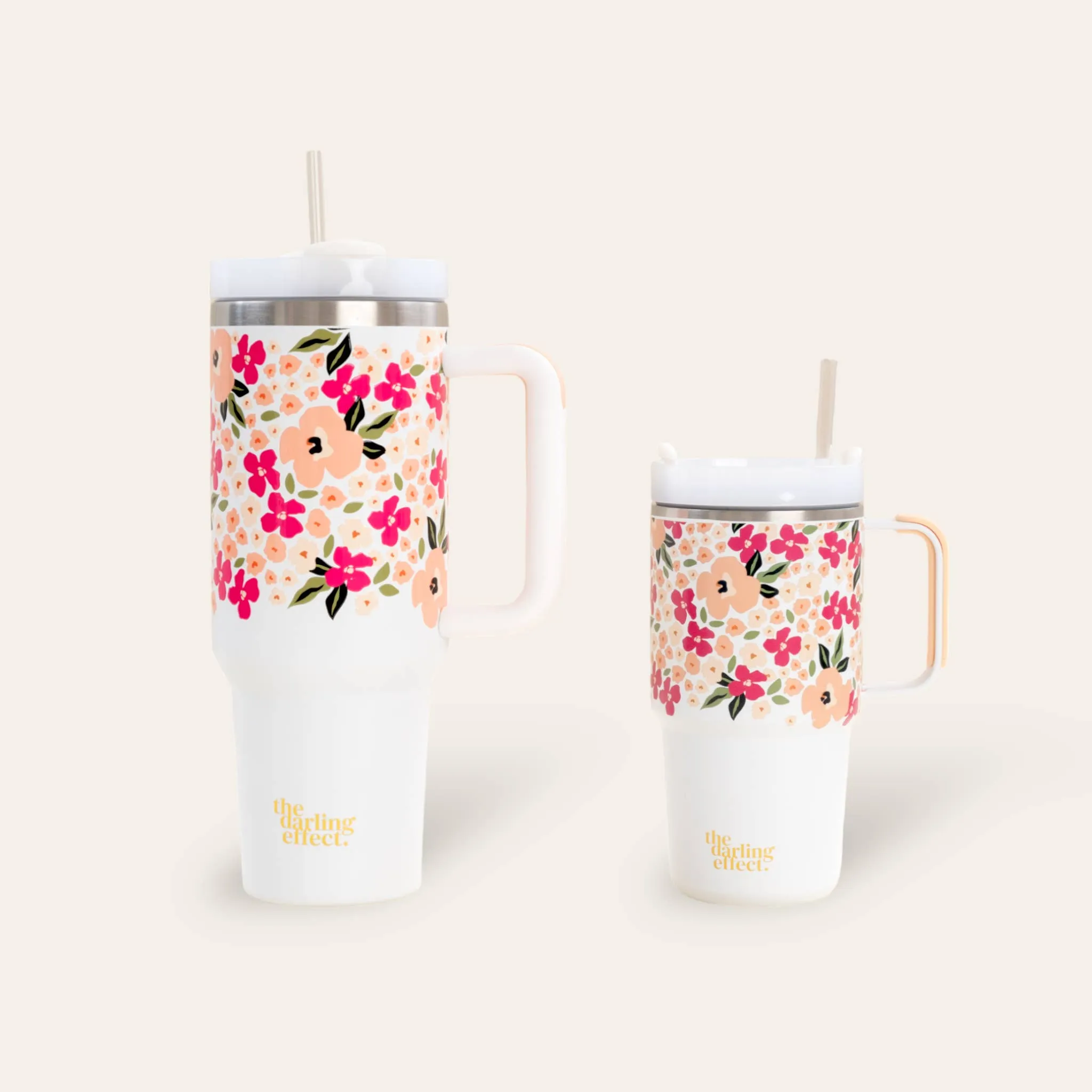 20oz Mini On-the-Go Tumbler - Lively Flora