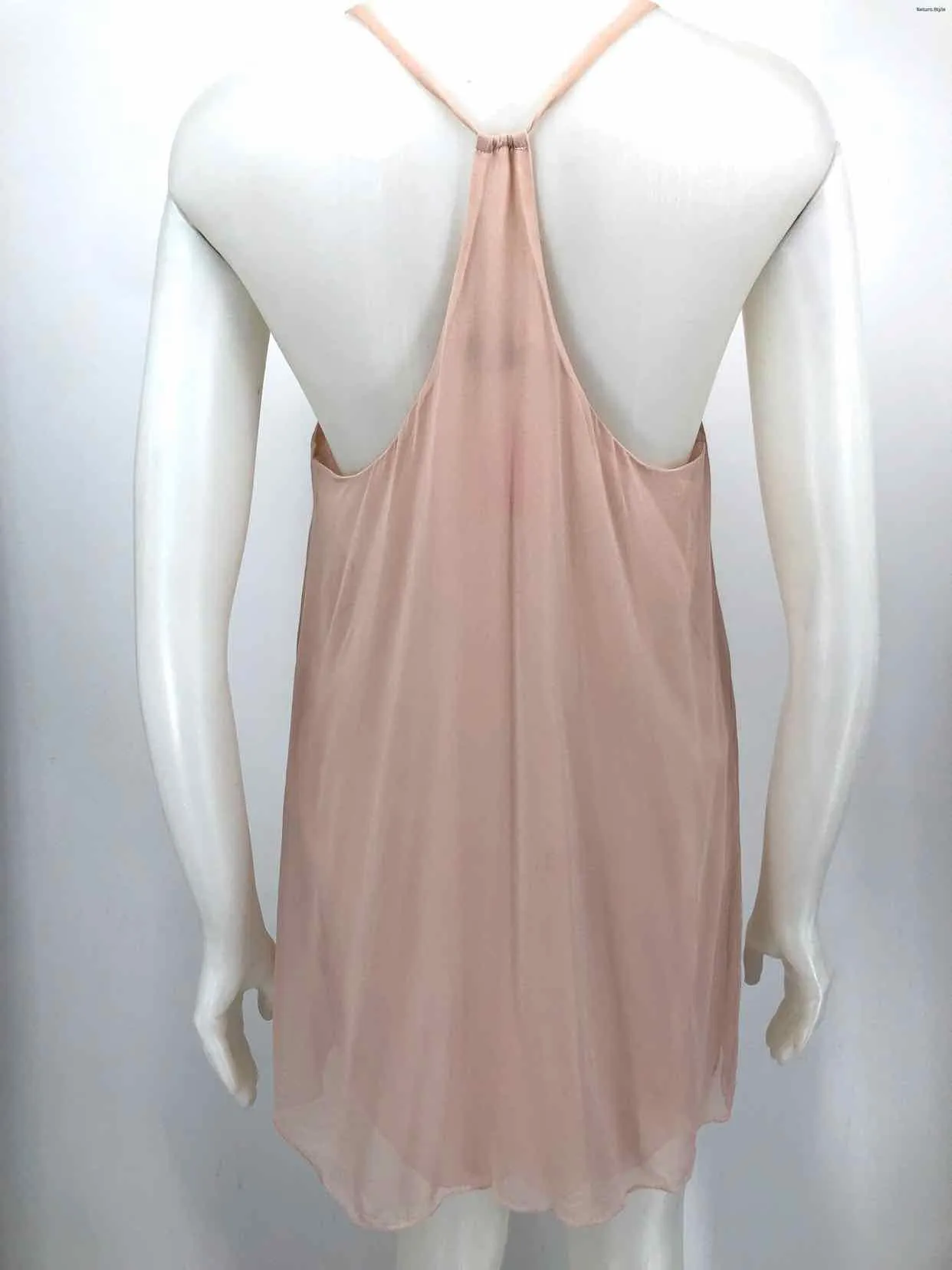 ALICE & OLIVIA Pink Silk Spaghetti strap Size SMALL (S) Top