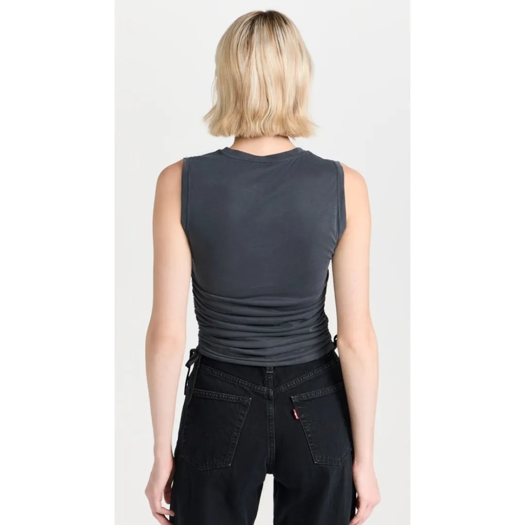 Alice+Olivia  |Crew Neck Plain Tanks & Camisoles