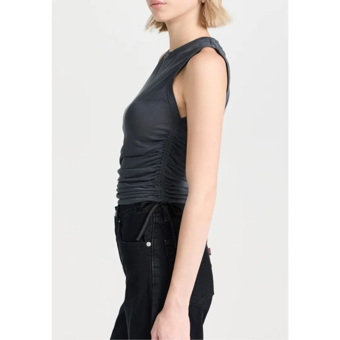 Alice+Olivia  |Crew Neck Plain Tanks & Camisoles