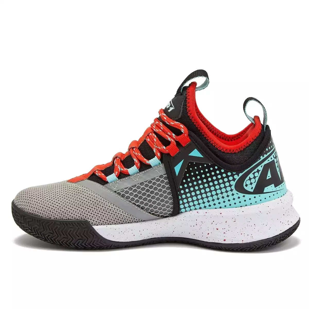 AND-1 JUNIOR CHARGE GREY BASKETBALL SHOES