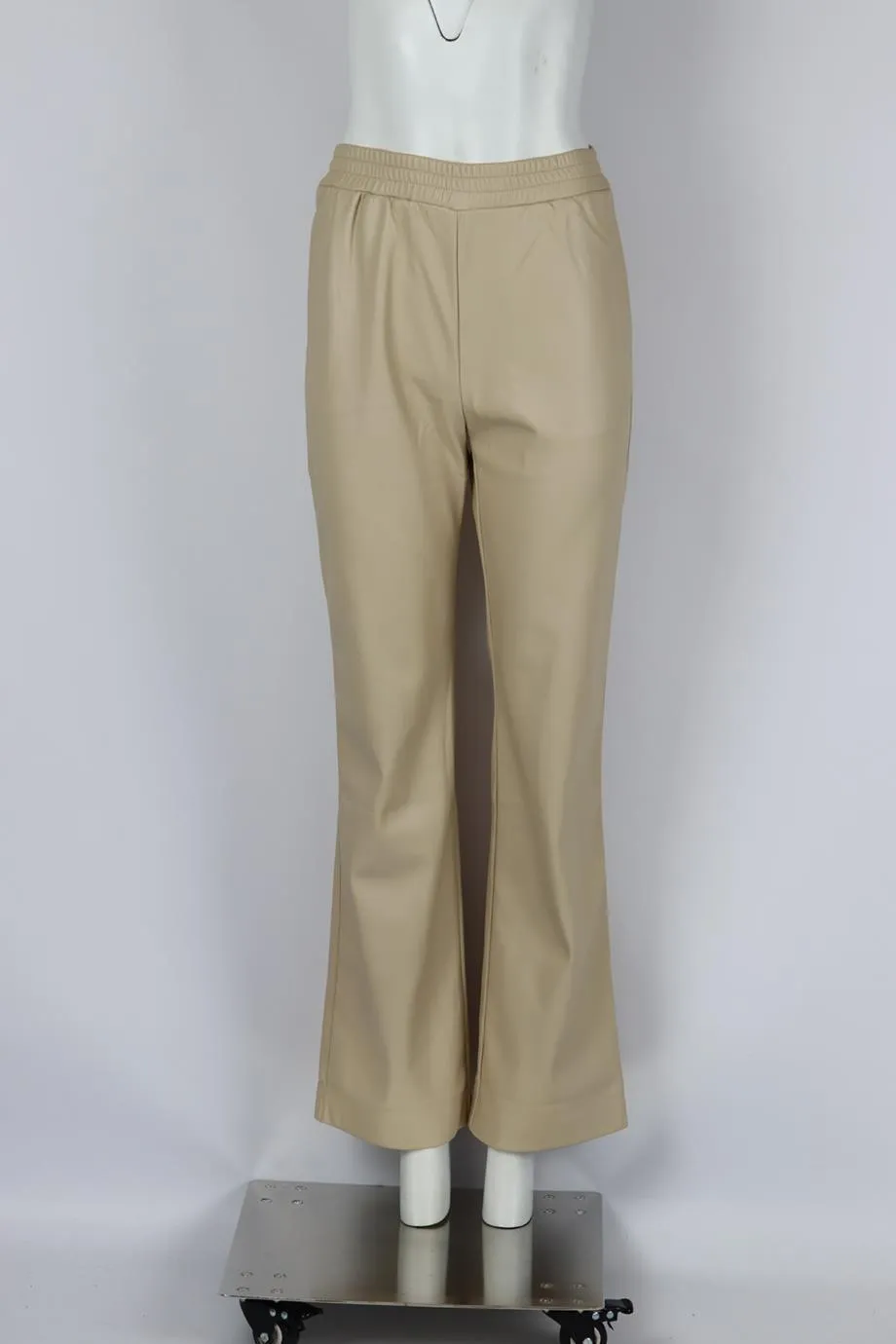 APPARIS FAUX LEATHER STRAIGHT LEG PANTS XSMALL