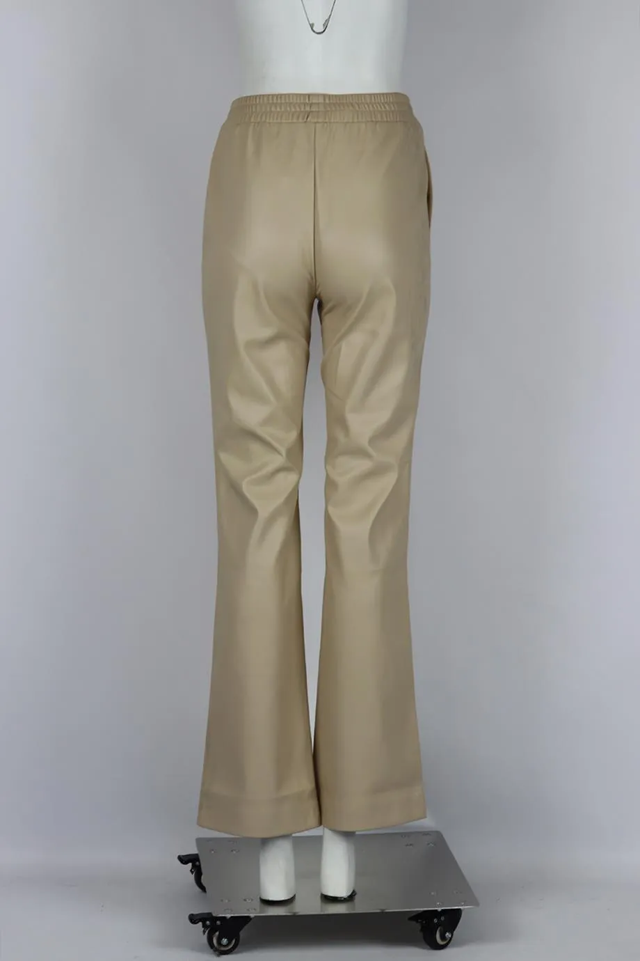 APPARIS FAUX LEATHER STRAIGHT LEG PANTS XSMALL