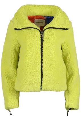 APPARIS FAUX SHEARLING AND SHELL JACKET XSMALL