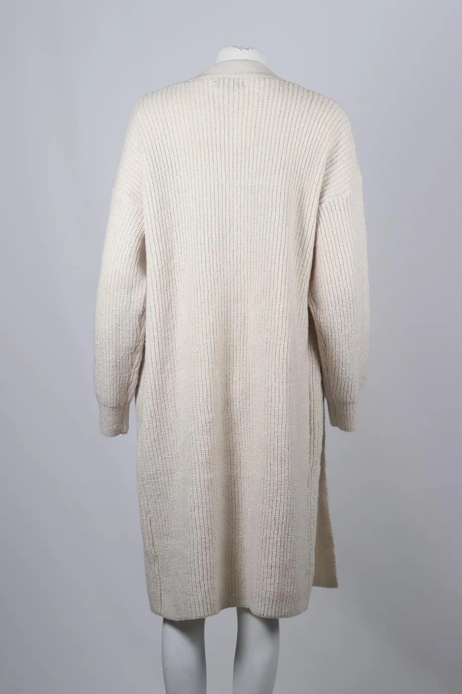 APPARIS RIBBED KNIT CARDIGAN SMALL