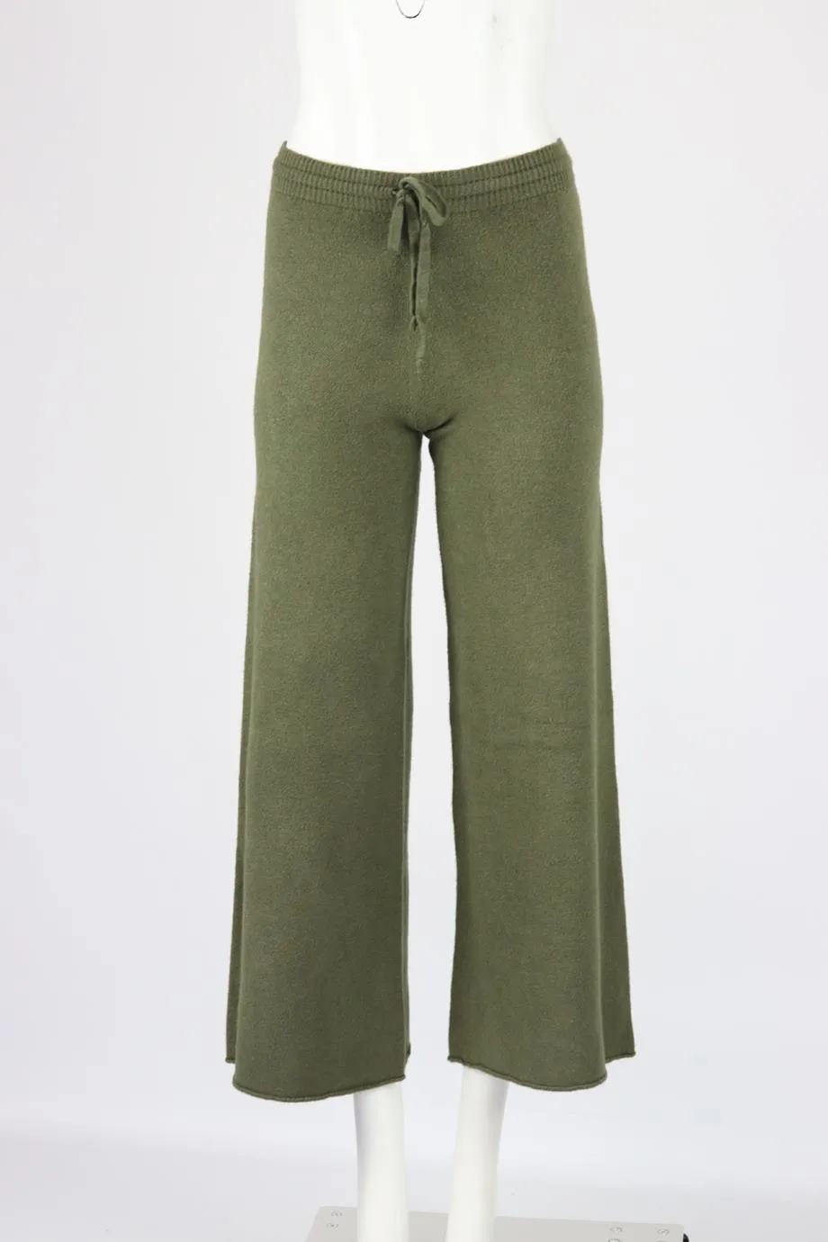 APPARIS STRETCH KNIT WIDE LEG PANTS XSMALL