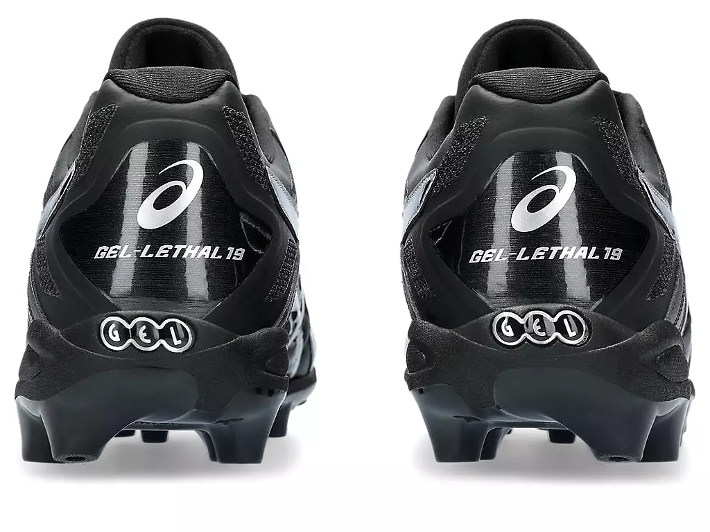 ASICS MEN'S LETHAL 19 BLACK/WHITE FOOTBALL BOOTS