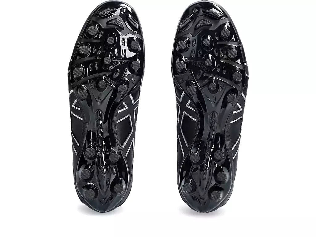 ASICS MEN'S LETHAL SPEED BLACK/WHITE FOOTBALL BOOTS