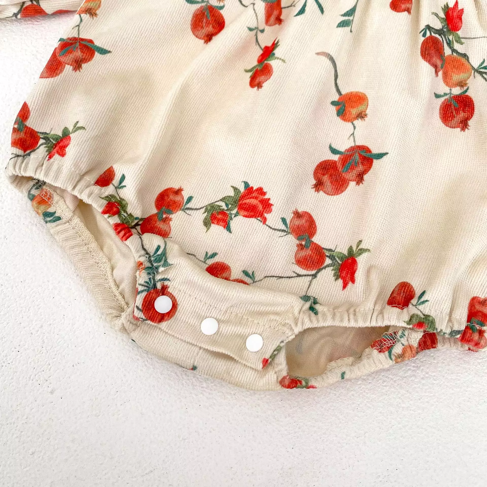 Baby Girls Fruit Print Rompers Wholesale 240111140