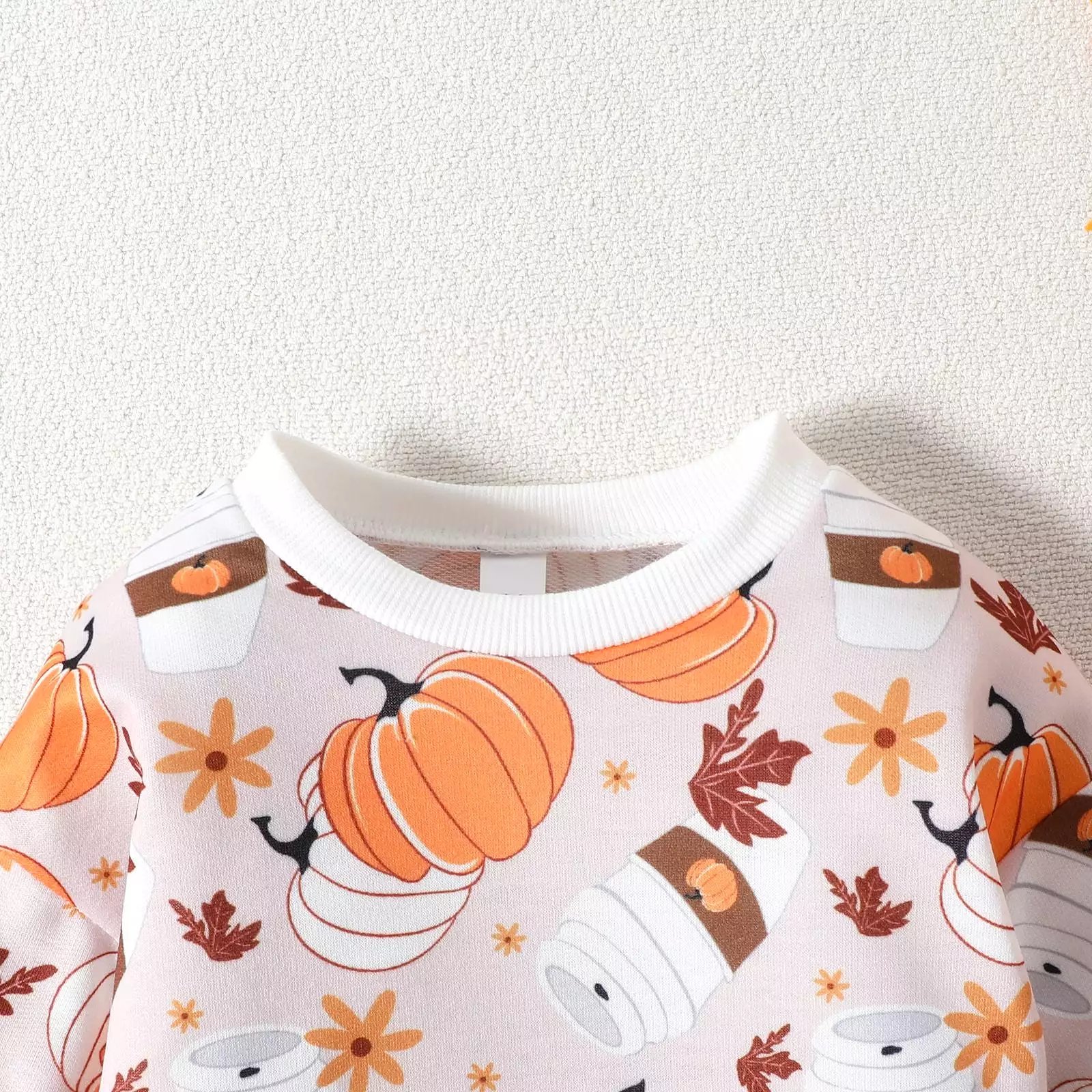 Baby Girls Letters Cartoon Print Halloween Rompers Wholesale 23090634