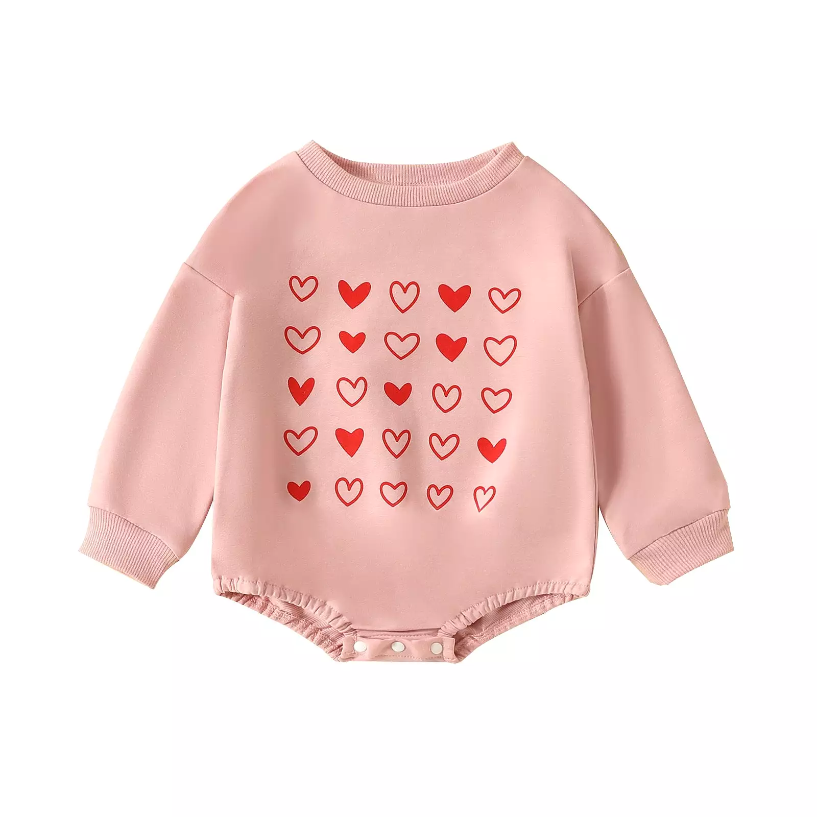 Baby Girls Letters Love heart Rompers Wholesale 24011149