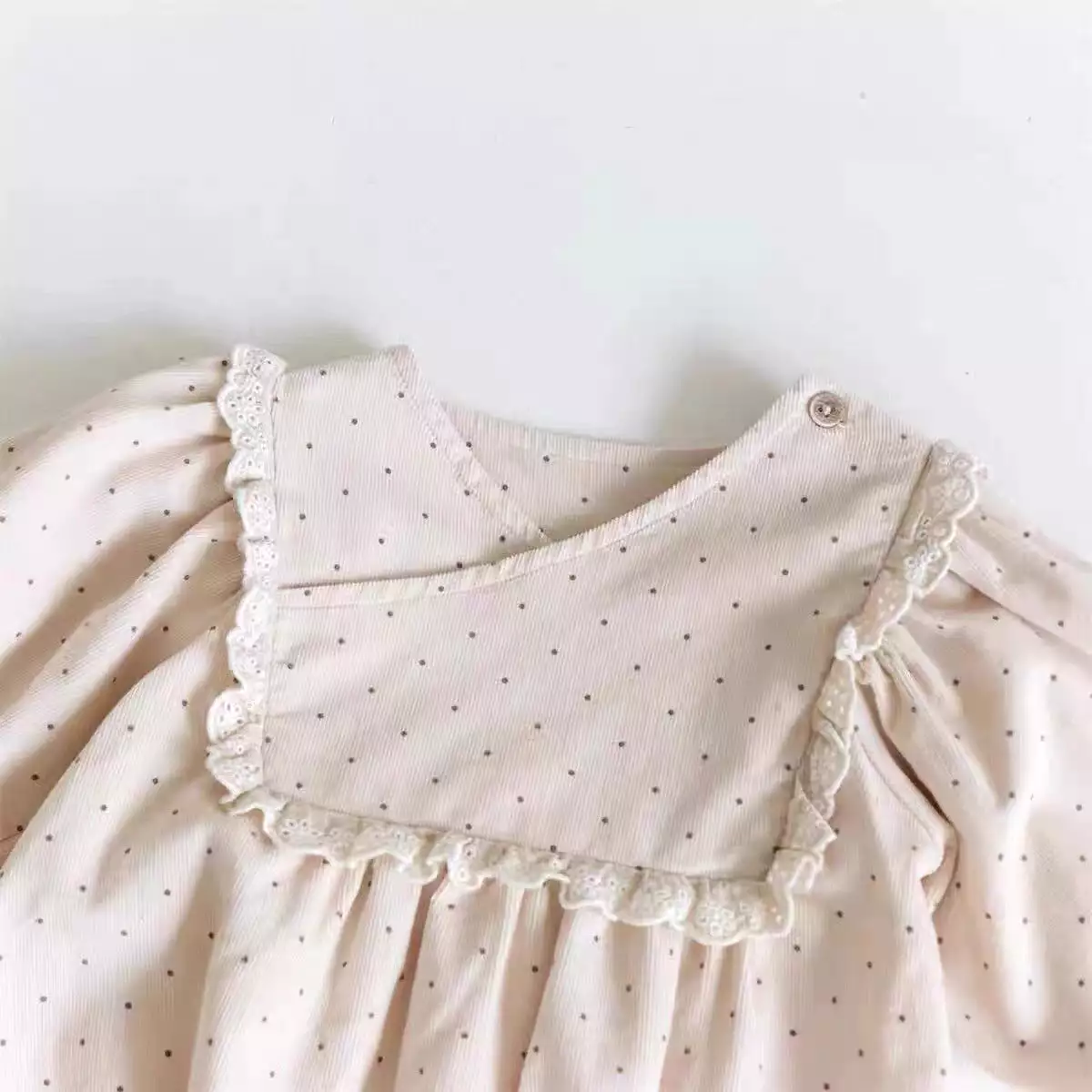 Baby Girls Polka dots Rompers Wholesale 24030196