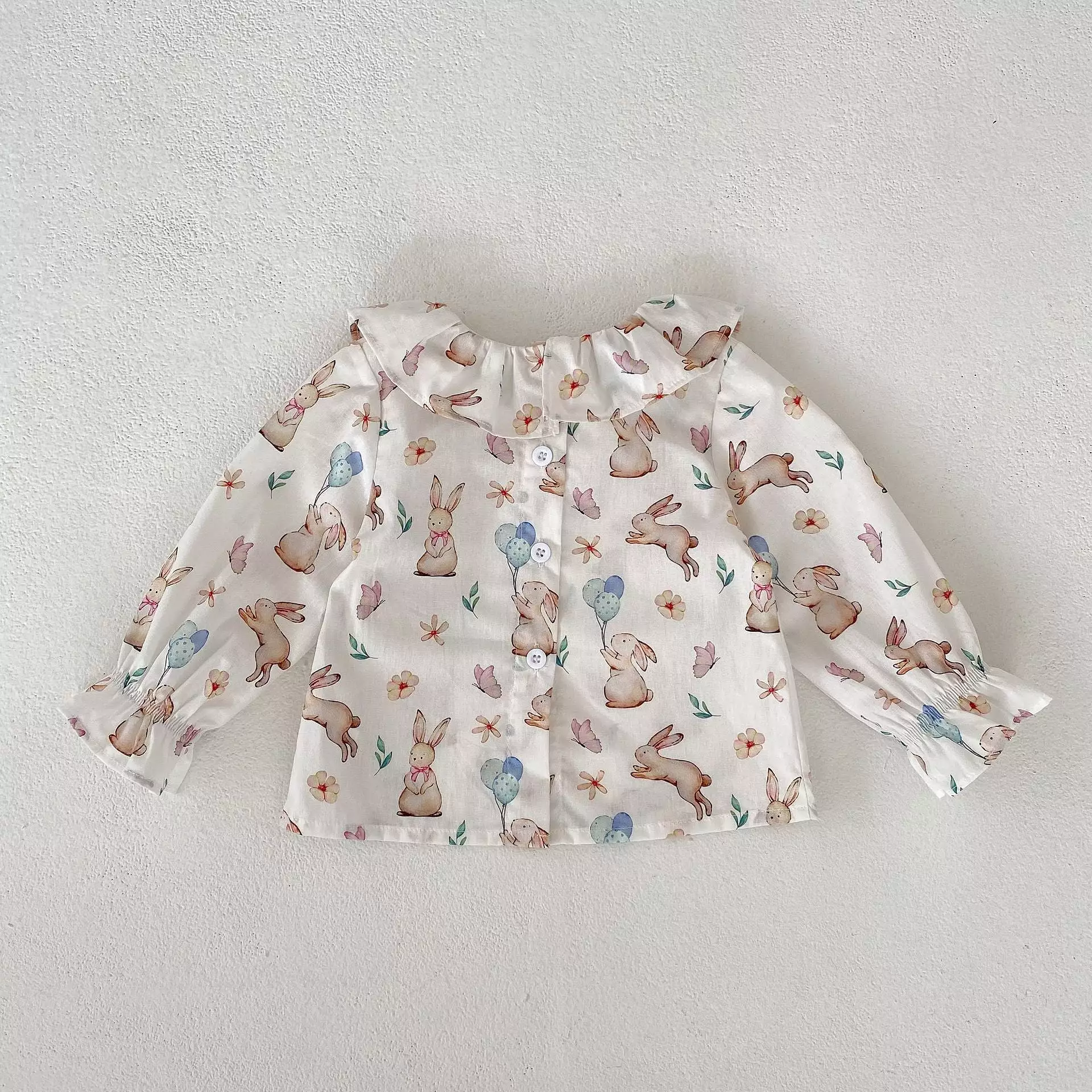 Baby Girls Solid Color Animals Print Tops And Rompers Wholesale 230828139