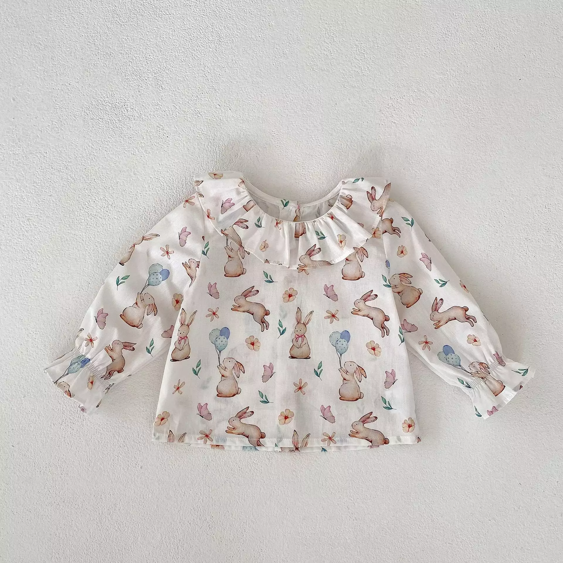 Baby Girls Solid Color Animals Print Tops And Rompers Wholesale 230828139