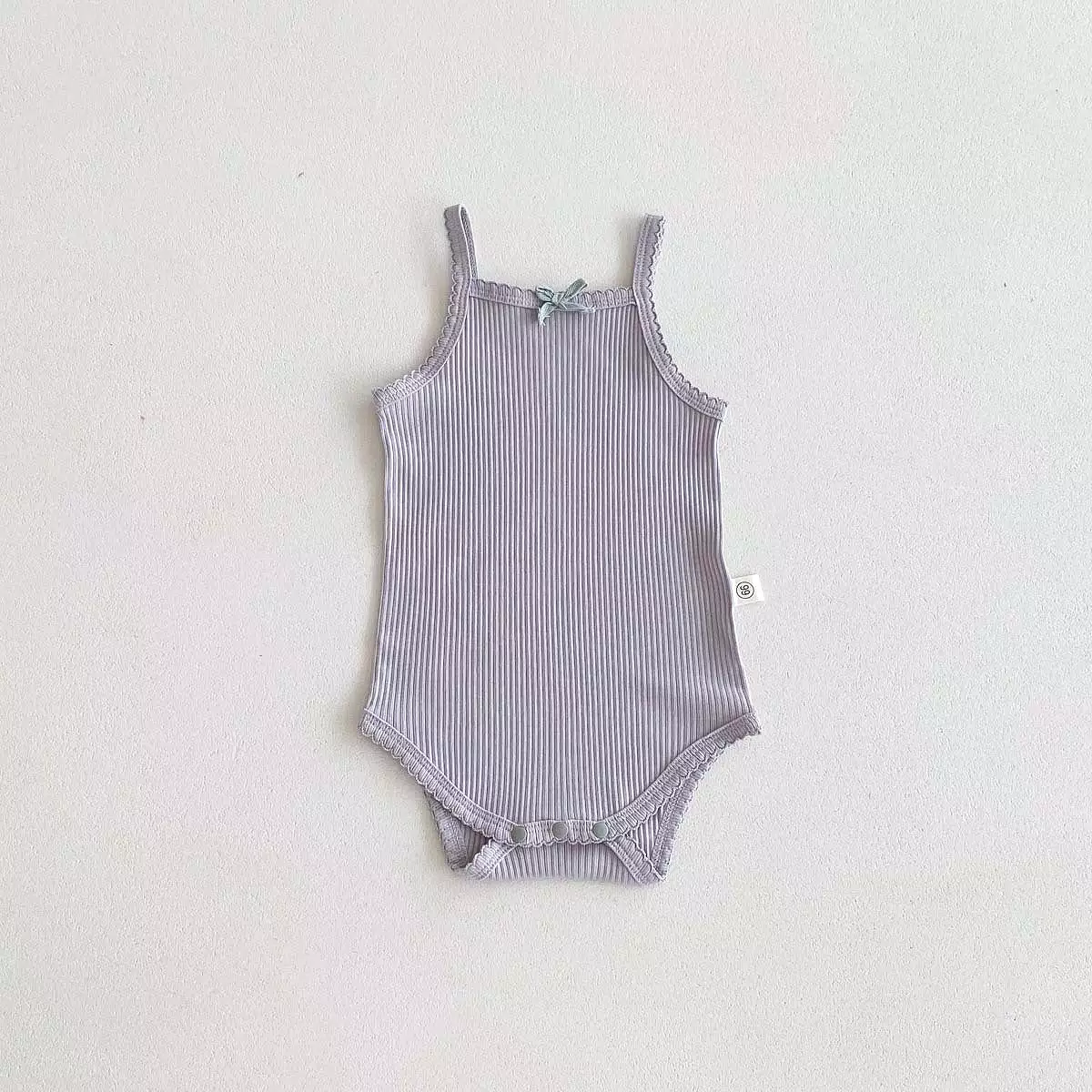 Baby Girls Solid Color Rompers Wholesale 240409280