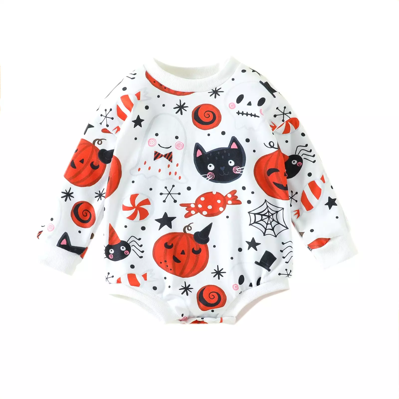 Baby Kid Girls Boys Animals Cartoon Print Halloween Rompers Wholesale 23090614