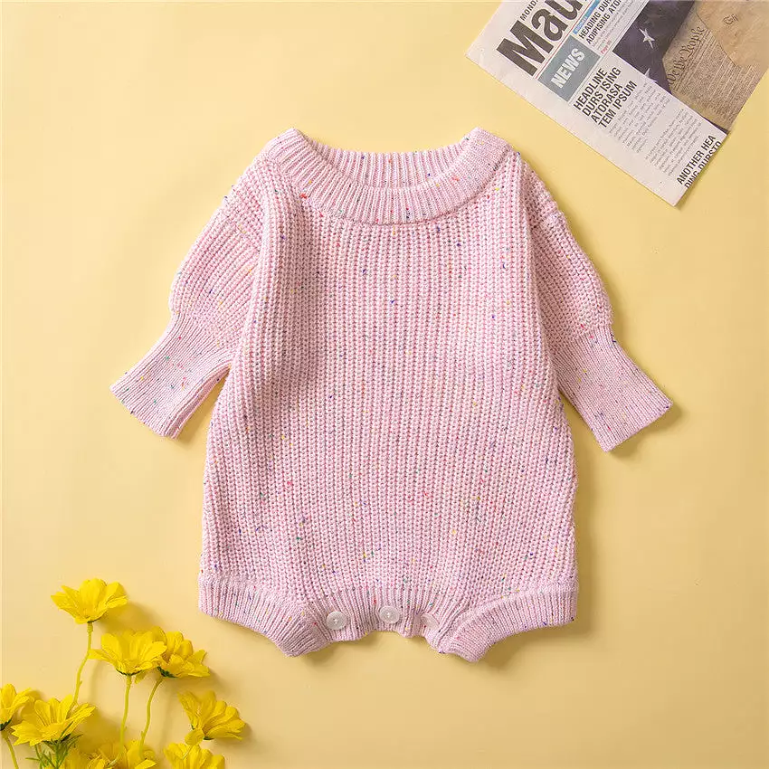 Baby Kid Girls Solid Color Rompers Wholesale 23102005