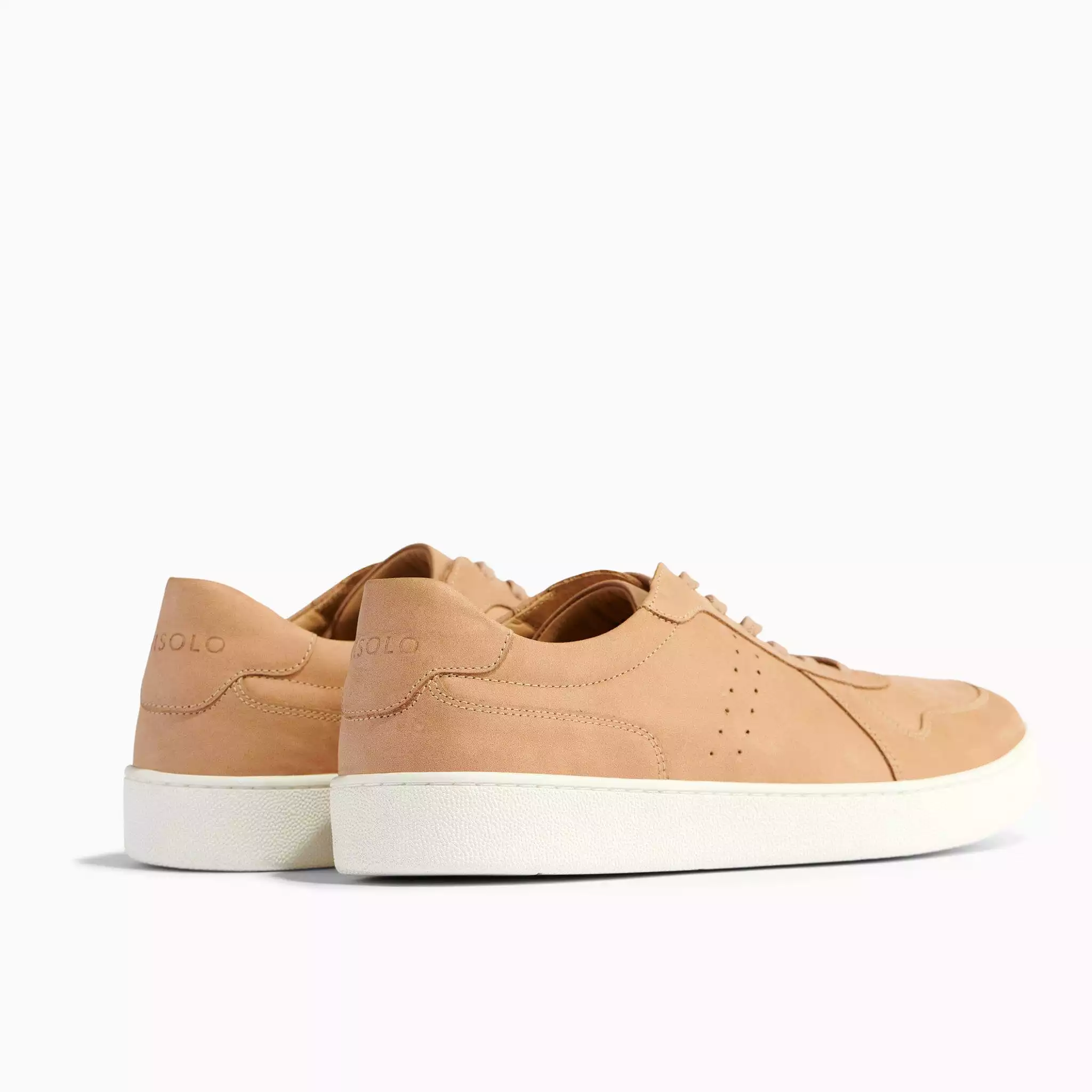 Beto Go-To Court Sneaker Almond