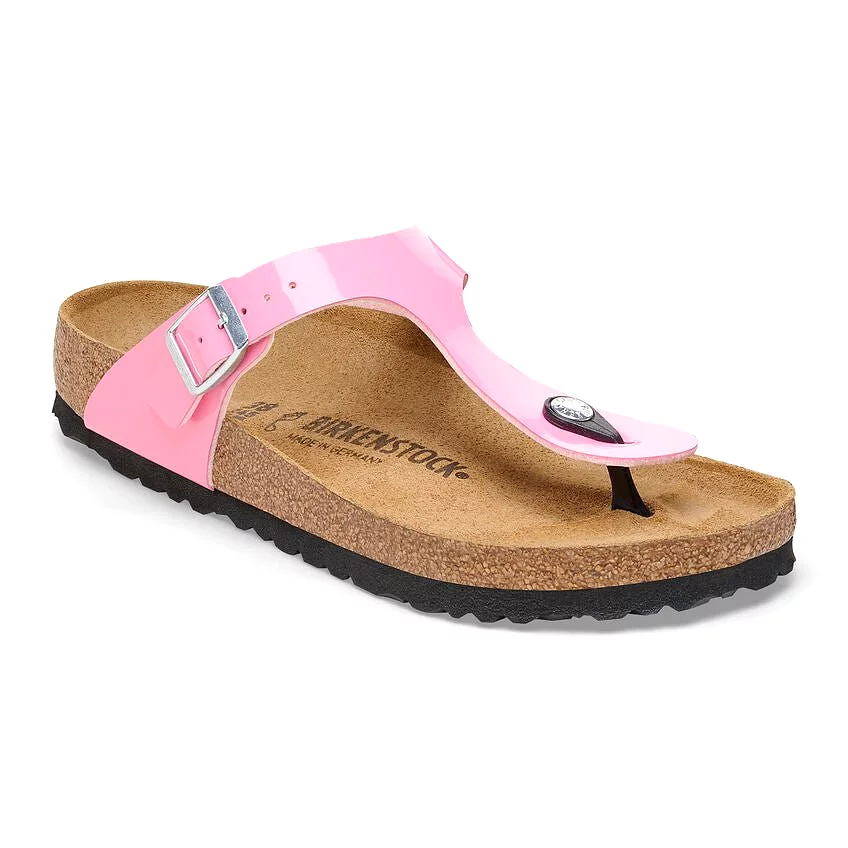 Birkenstock Women's Gizeh - Patent Candy Pink/Black