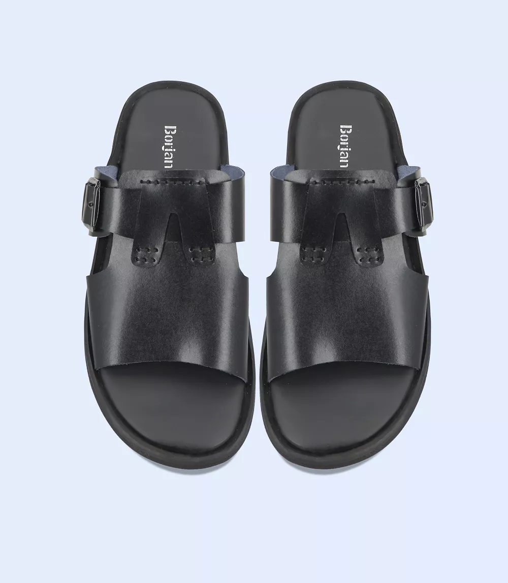 BM5482-BLACK-Men Slipper