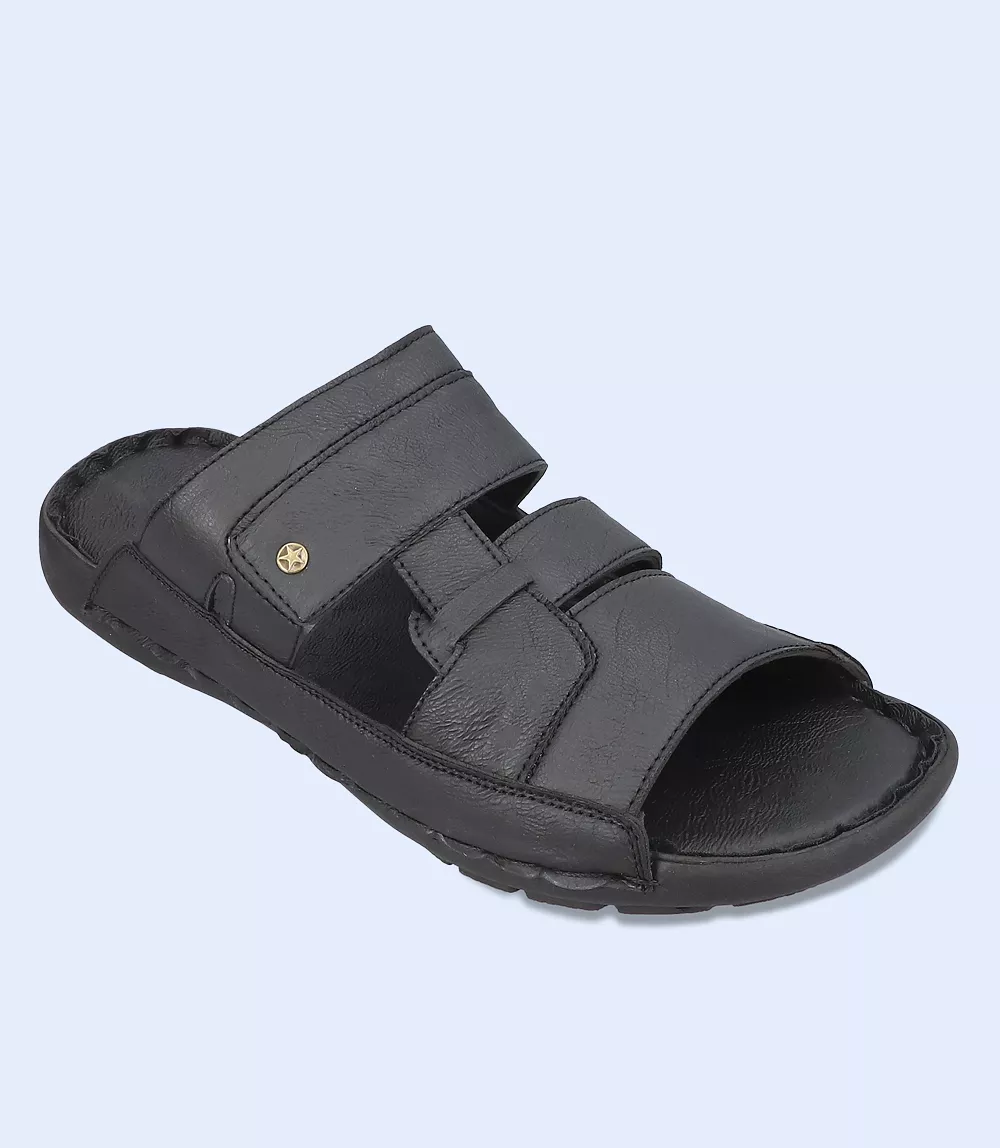 BM5528-BLACK-Men Slipper