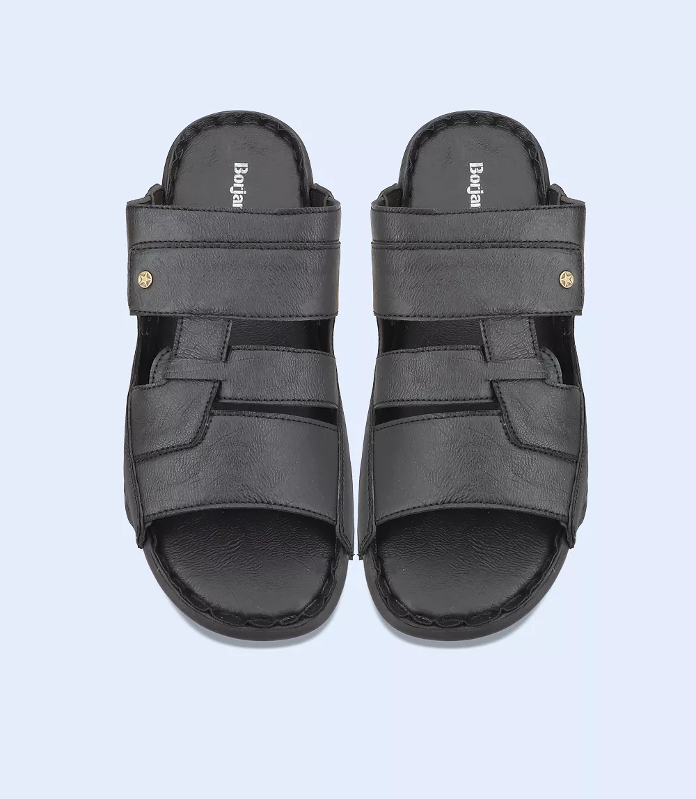 BM5528-BLACK-Men Slipper