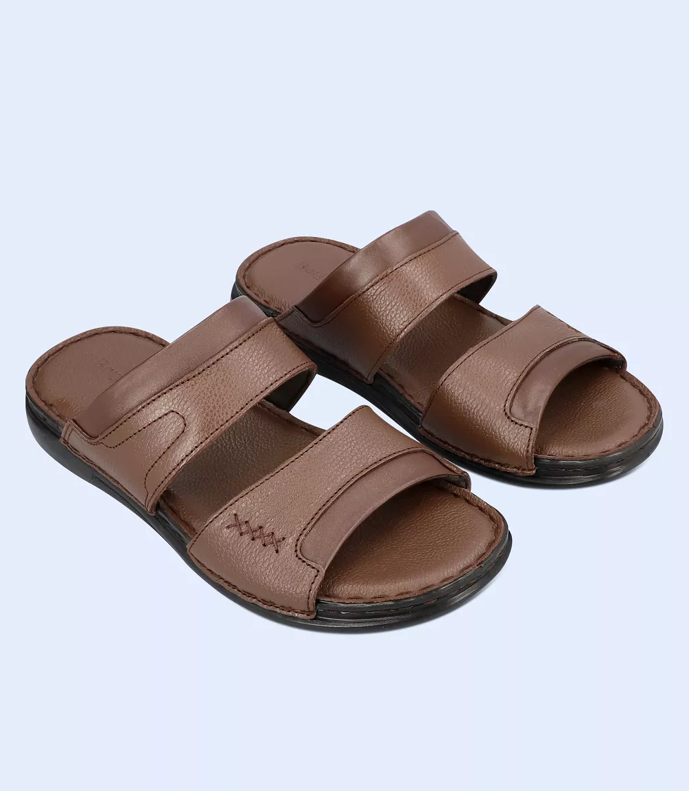 BM5601-BROWN-Men Slipper