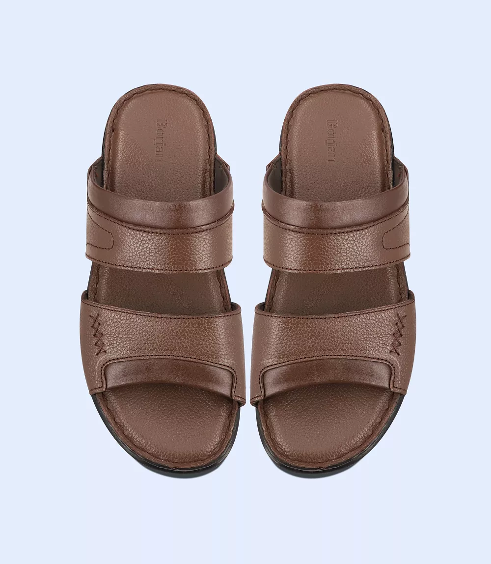 BM5601-BROWN-Men Slipper