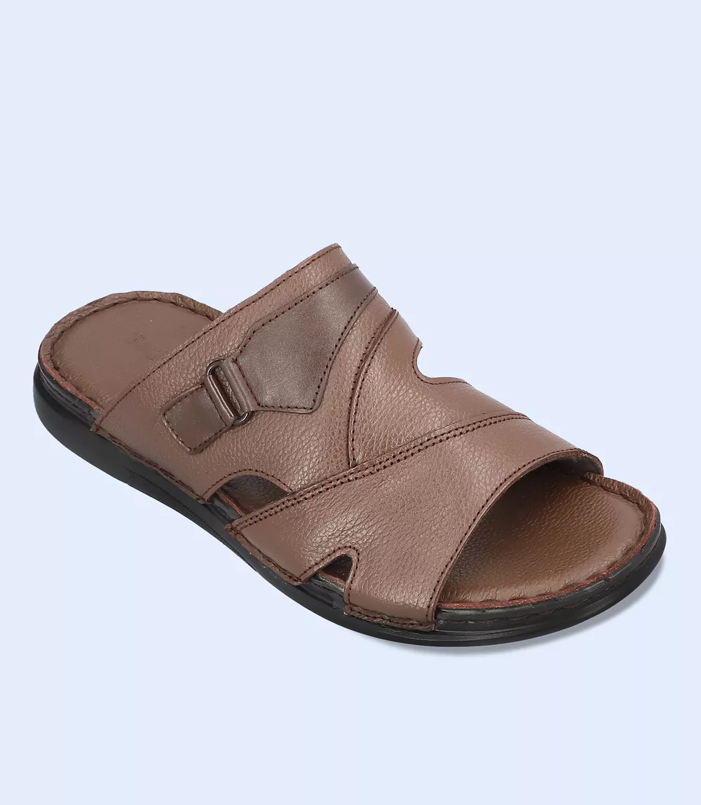 BM5604-BROWN-Men Slipper