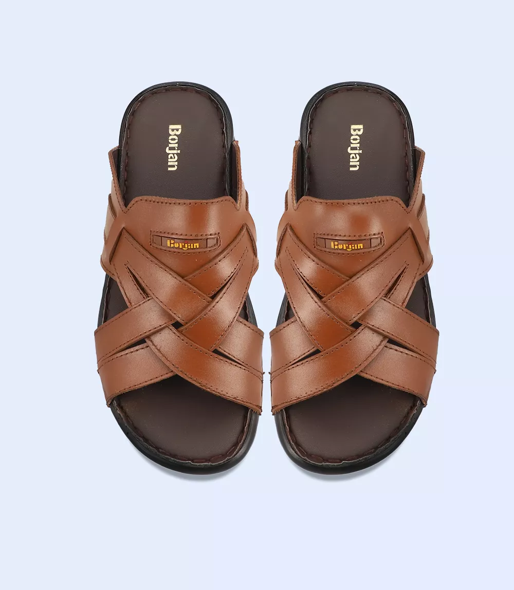 BM5670-TAN-Men Slipper