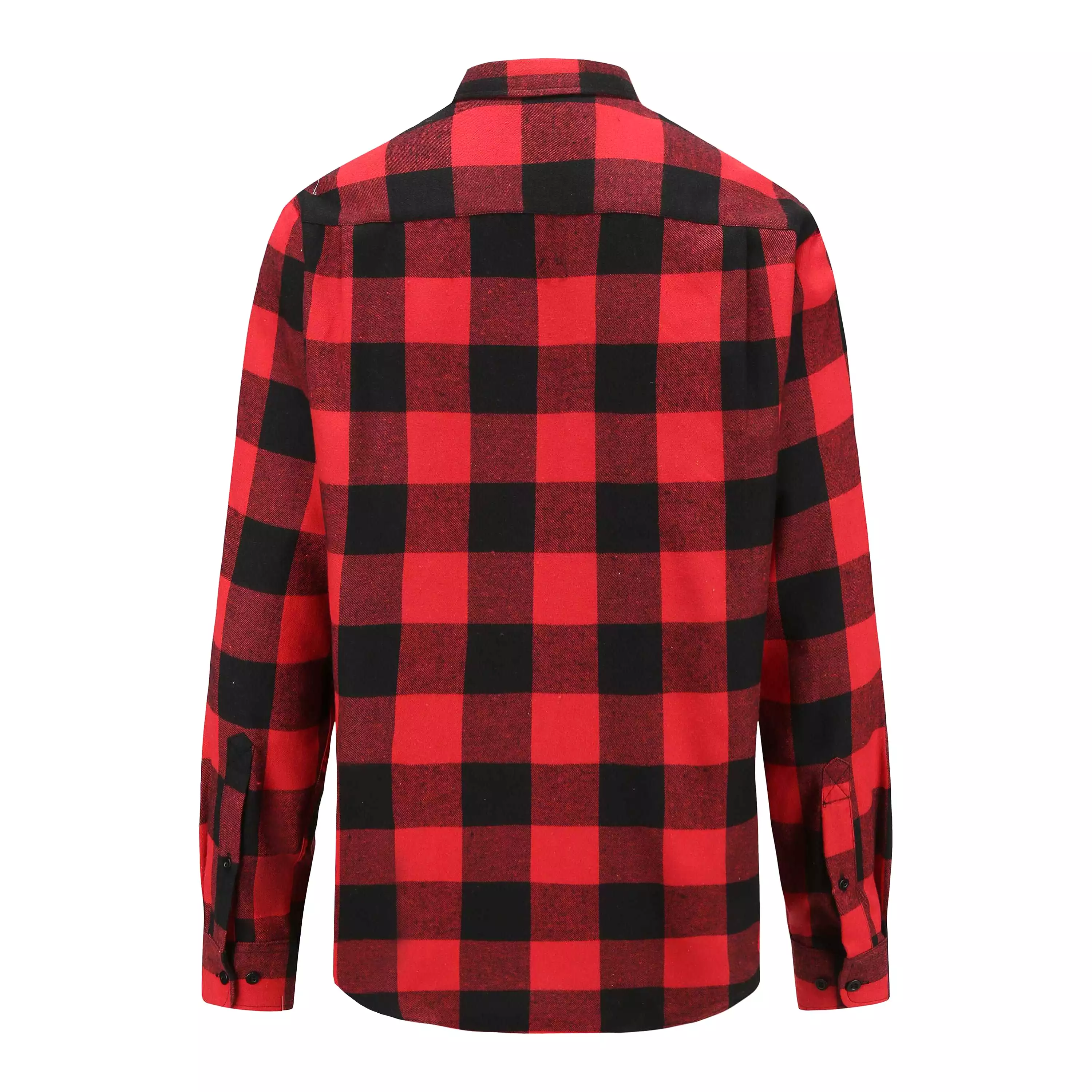 Braveman Men's Buffalo Plaid Button Down Classic Fit Flannel Shirt