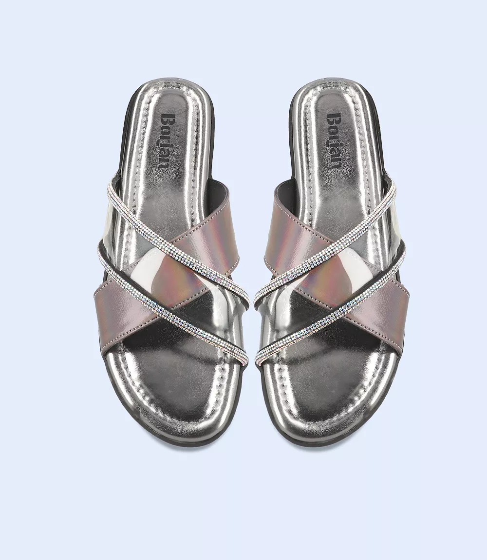 BW9200-GREY-Women Slipper