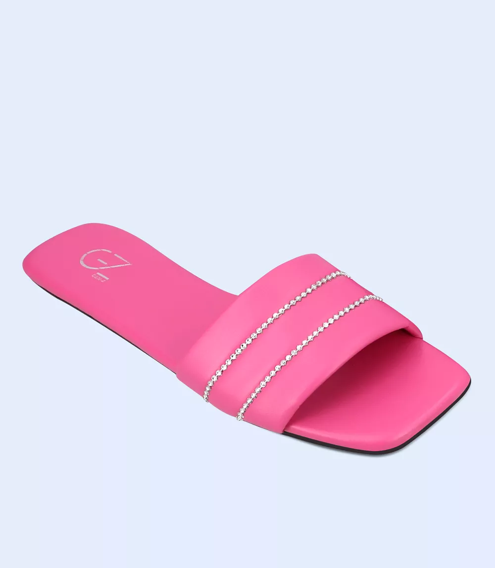 BW9463-FUSCHI/PIN-Women Slipper