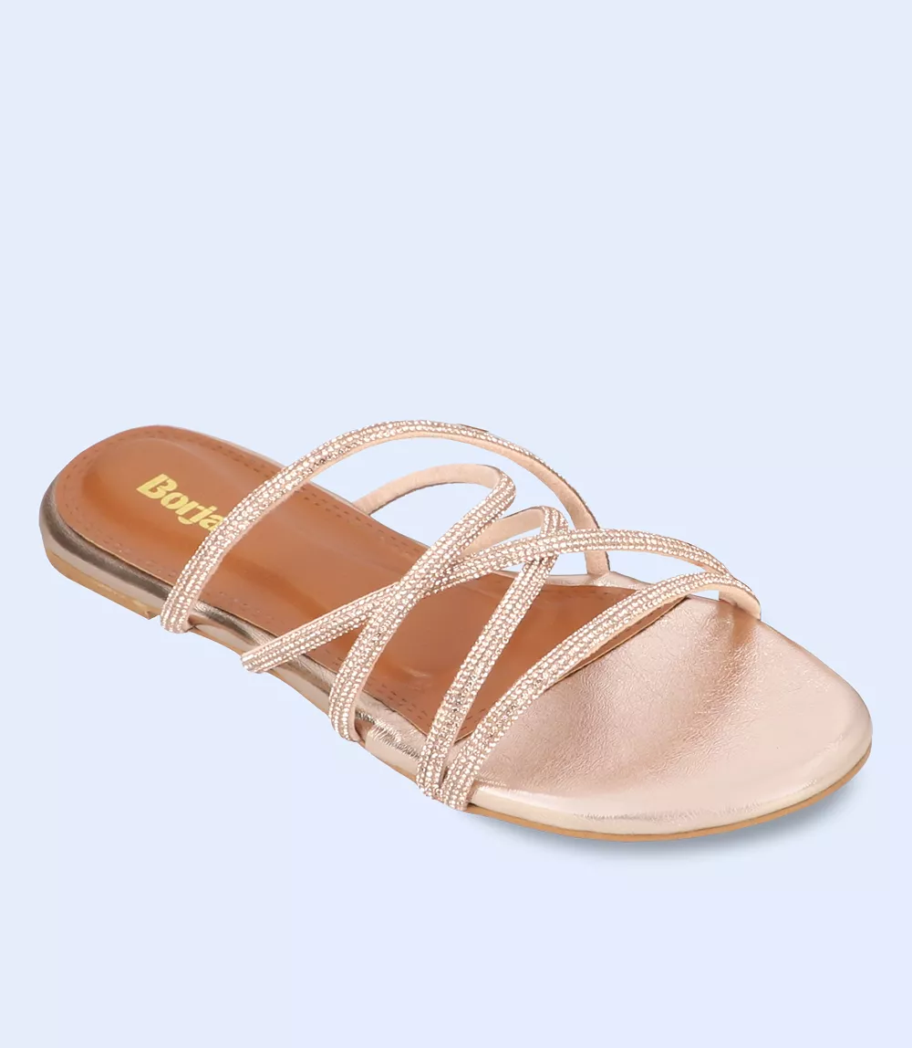 BW9482-GOLD-Women Slipper