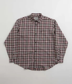 Carhartt Yuma Shirt Twill Flannel Shirt - Grey Heather