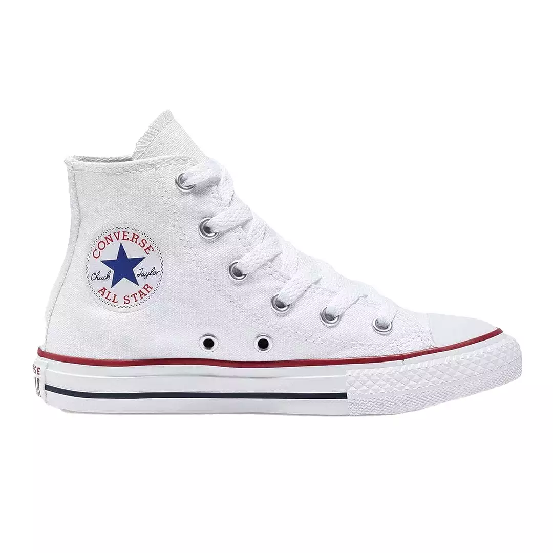 CONVERSE KIDS CHUCK TAYLOR ALL STAR HIGH TOP WHITE SHOE