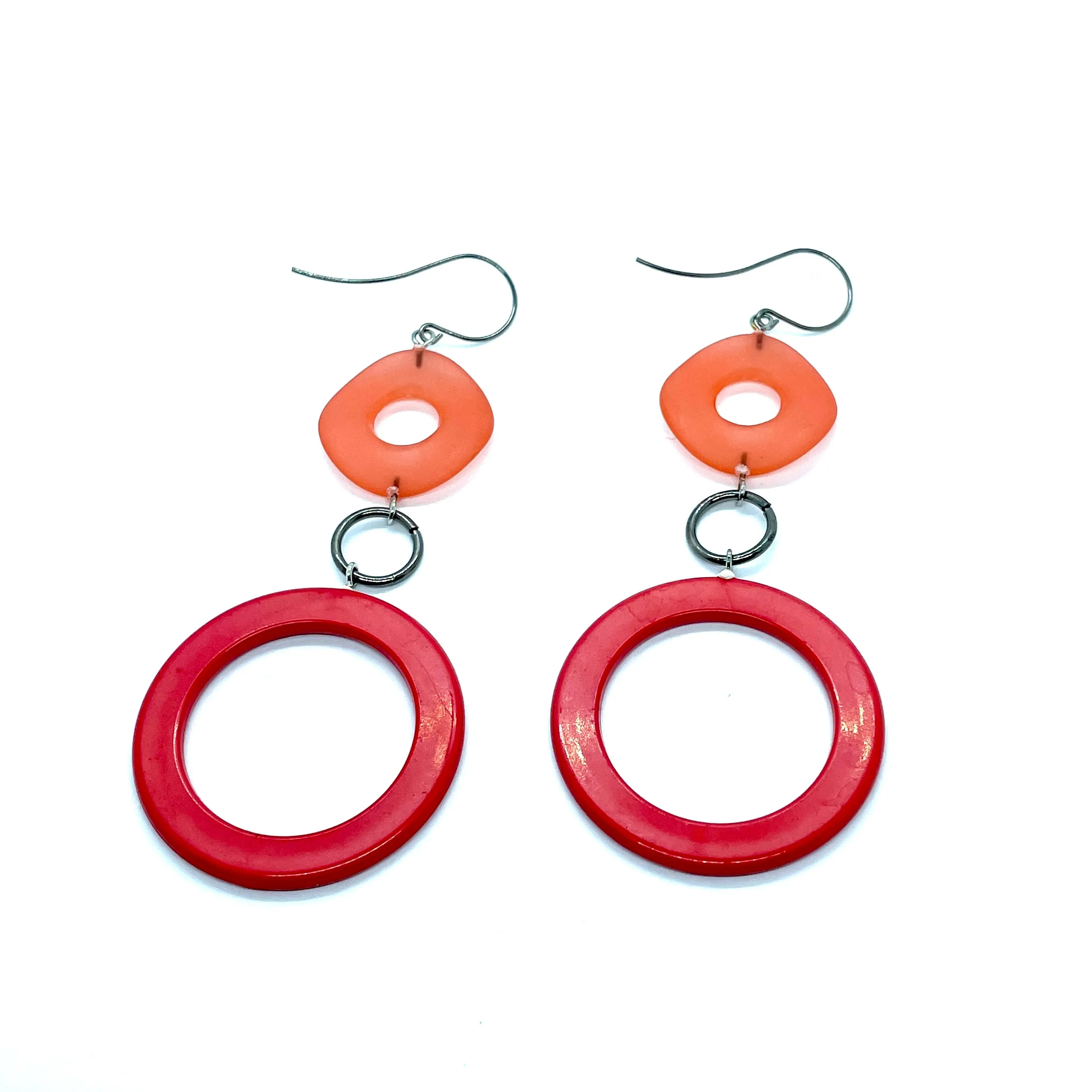 Coral Olivia Earrings