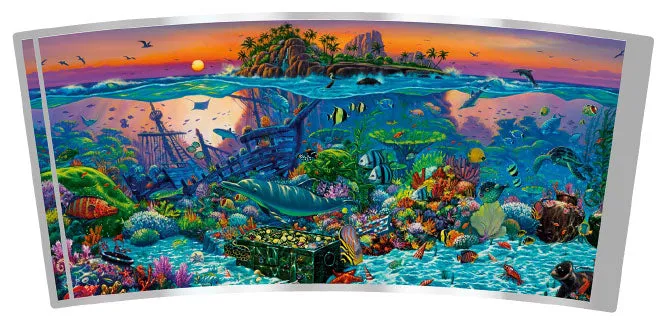 Coral Reef Island Travel Mug