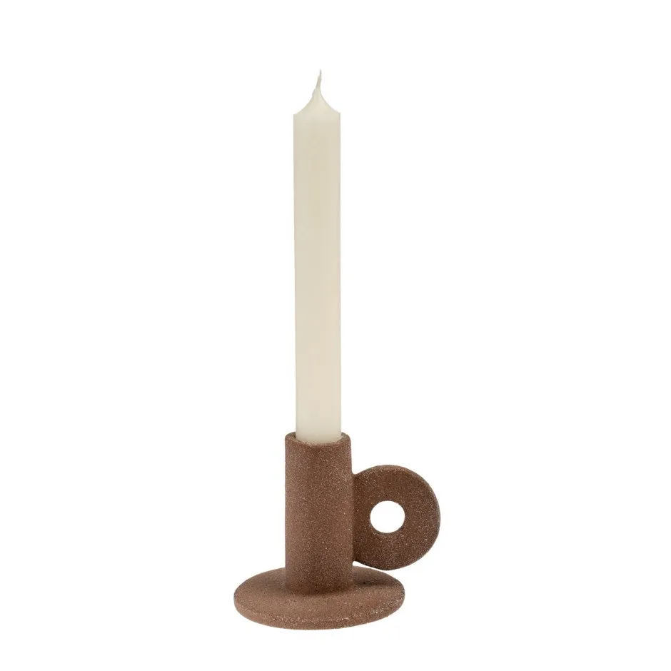 Cruz Candle Holder Mocha  - Indaba