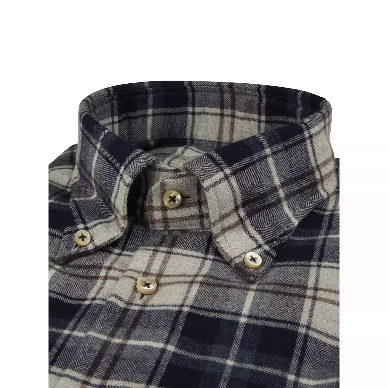 Fitted Body - Checked Flannel Shirt