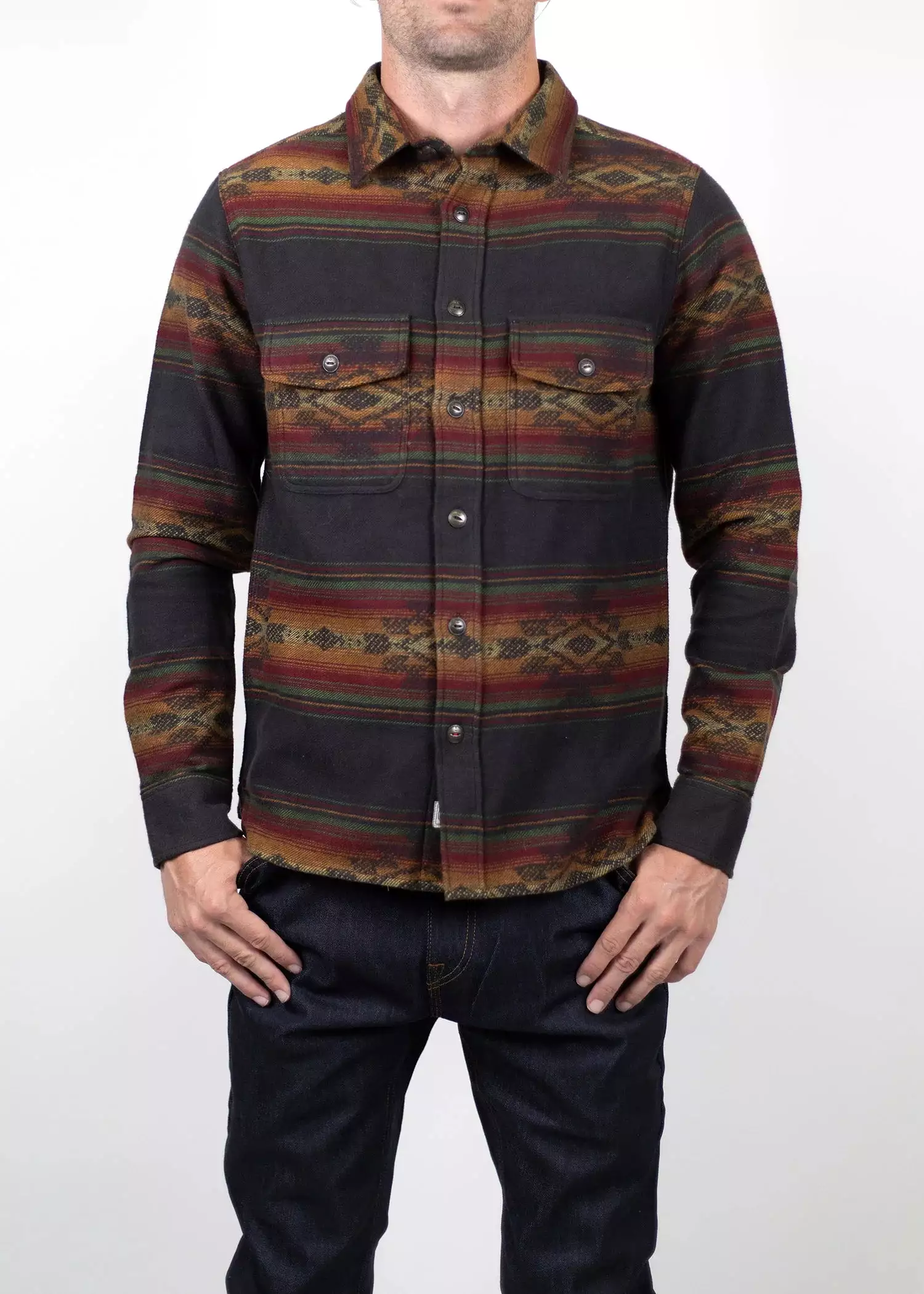 Iron and Resin Klamath Flannel Shirt (Various Colours)