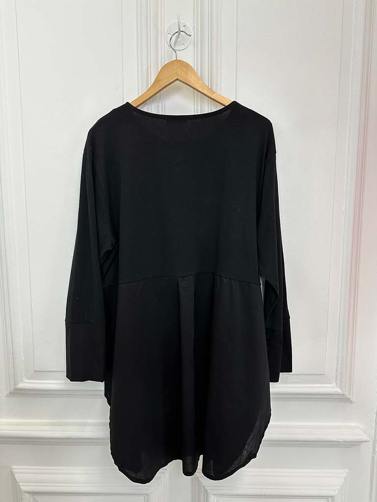 Jersey Layering Tunic - Black