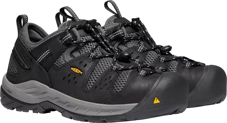 'Keen Utility' Men's Atlanta Cool II EH Steel Toe - Black / Dark Shadow