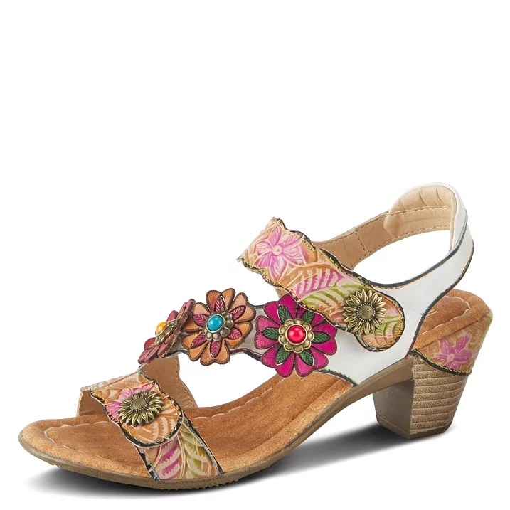 L'Artiste By Spring Step Women's Aromas - White Multi