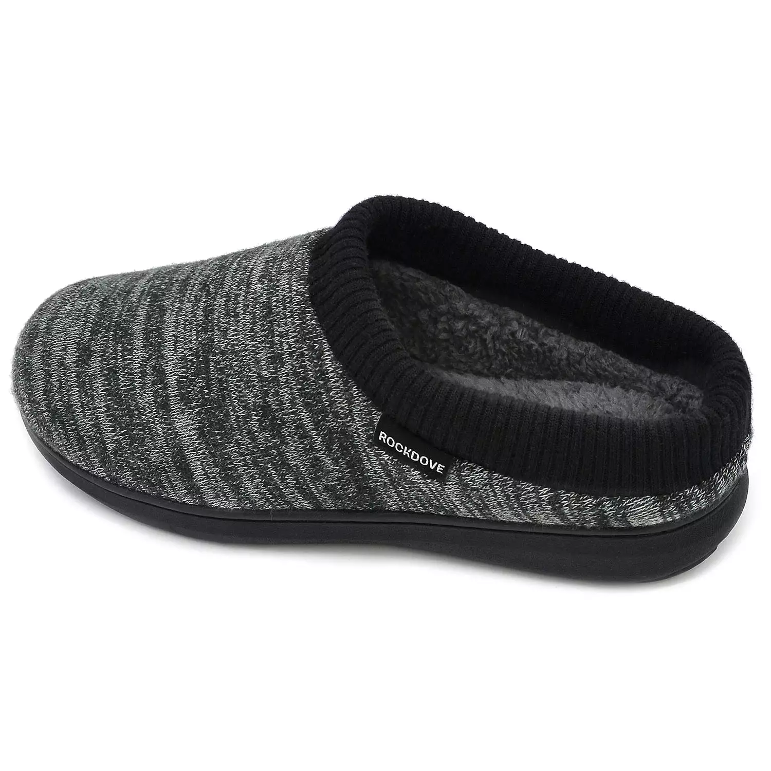 Men's Faux Fur Lined Hoodback Slipper