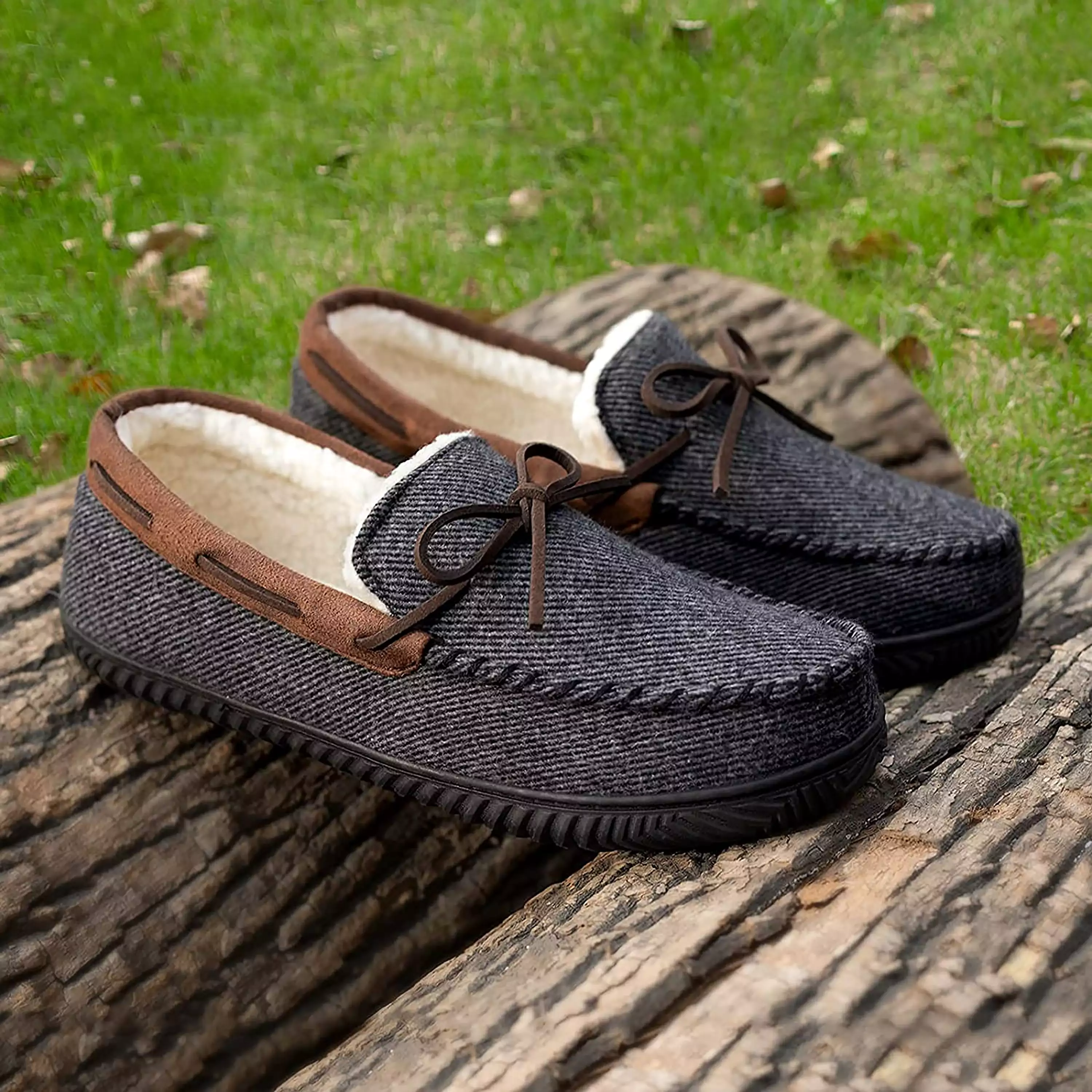 Men's Samuel Sherpa Lined Moccasin Slipper