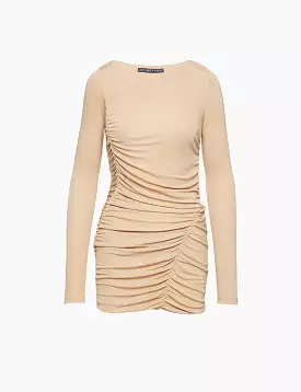 Mini Ruched Jersey Dress