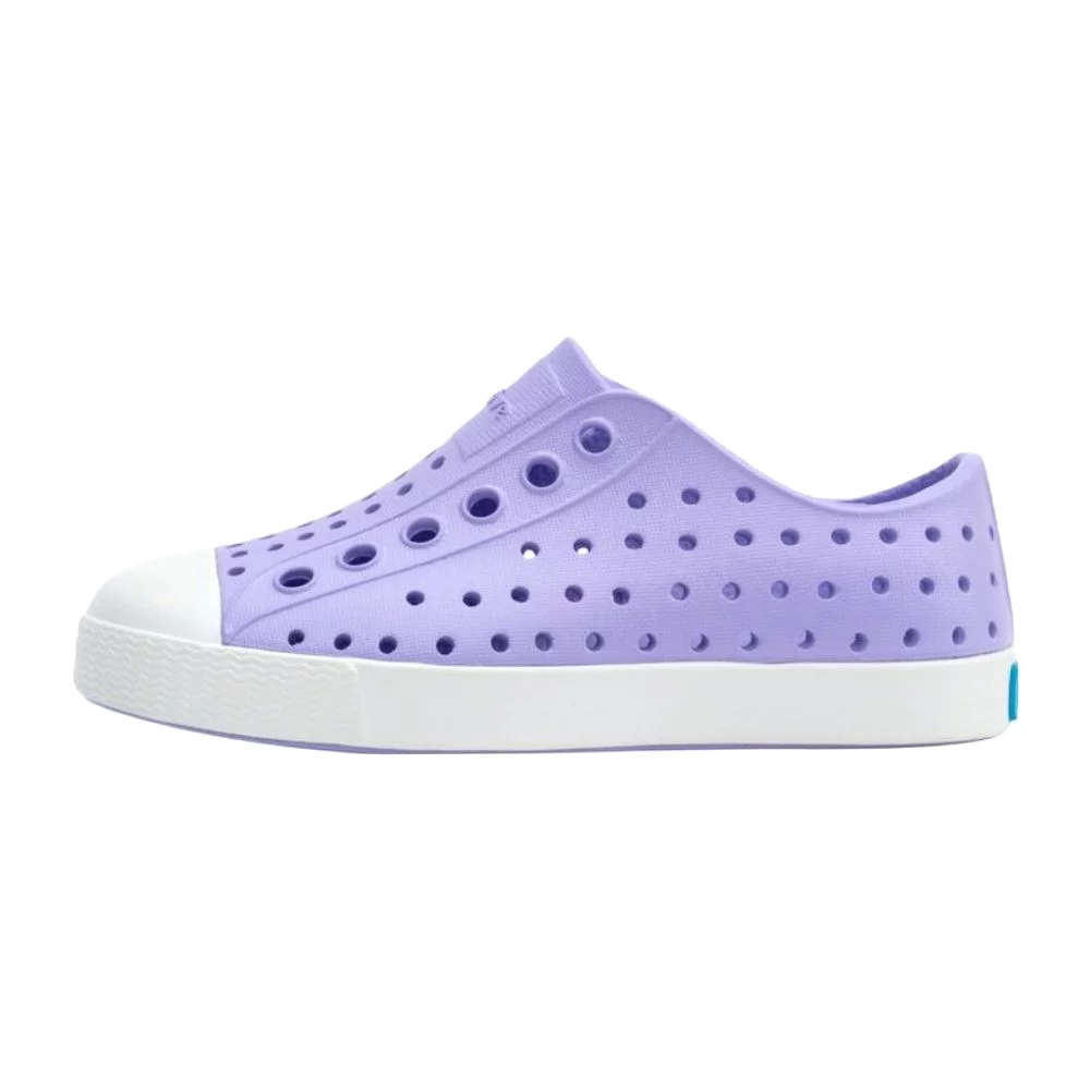 Native Shoes Jefferson Child (Little Kids/Big Kids) - Healing Purple/Shell White